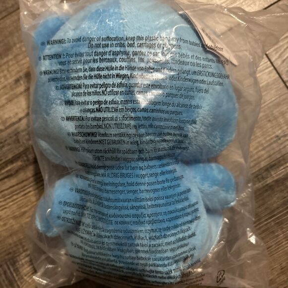 NWT Hello Kitty x Care Bears Plush Badtz-Maru Grumpy Bear 9” Sanrio Plush Sealed - Picture 2 of 4